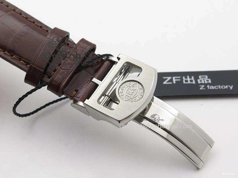 MIROTIME 0303 MoistureWicking Portuguese Real PR IW500704 ZF 1:1 Best Edition On Brown Leather Strap A52010 V 7311